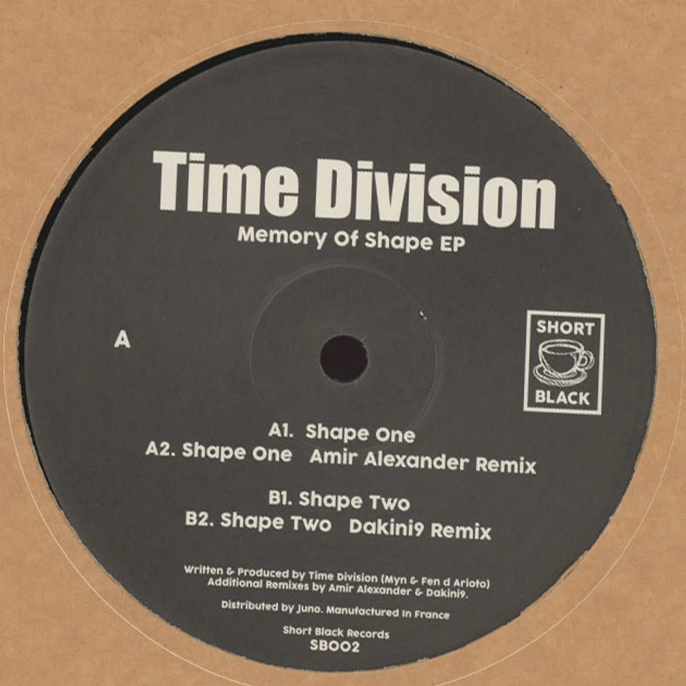 Time Division - Memory Of Shape EP
