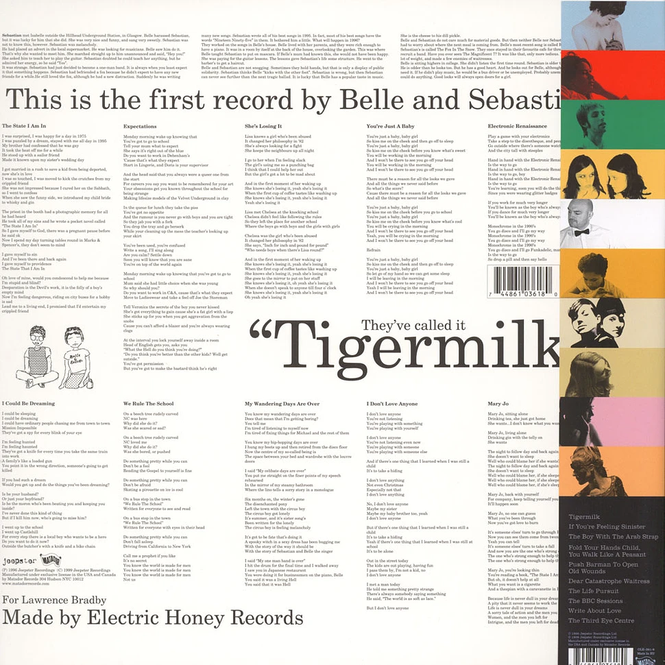 Belle And Sebastian - Tigermilk