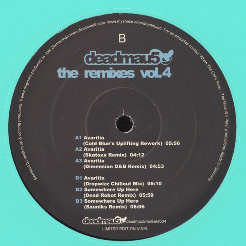 Deadmau5 - The Remixes Volume 4 Colored Vinyl Edition