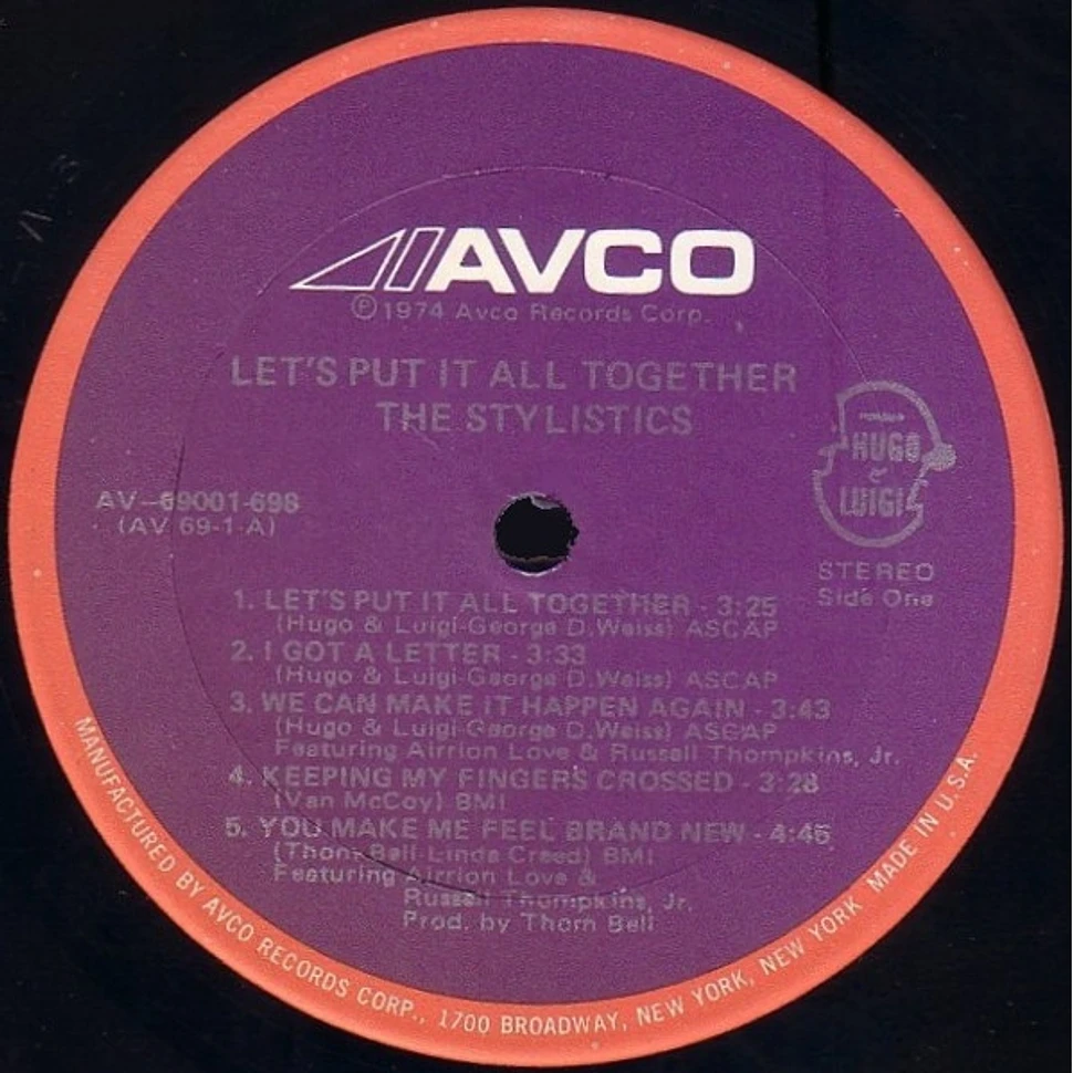 The Stylistics - Let's Put It All Together