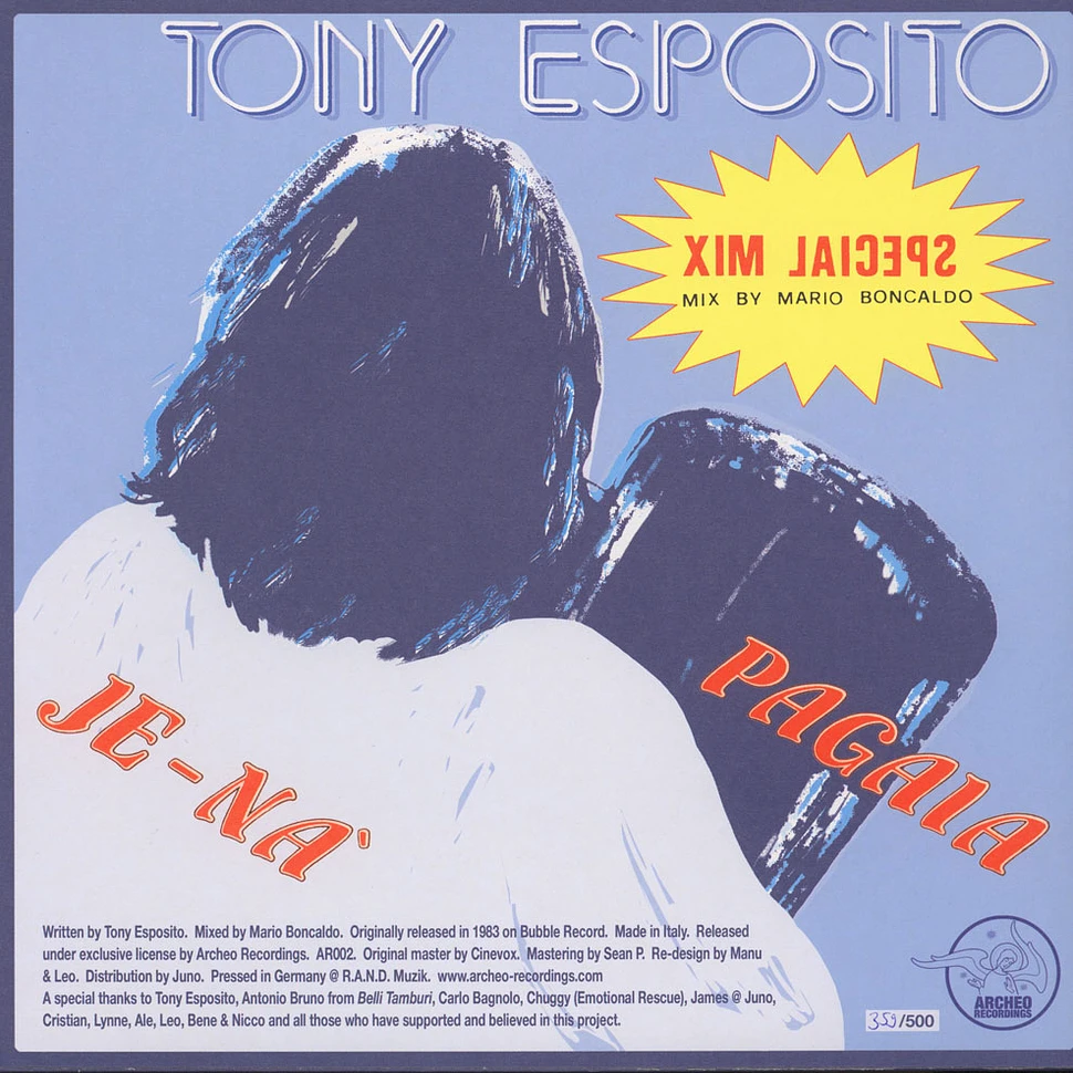 Tony Esposito - Je Na'