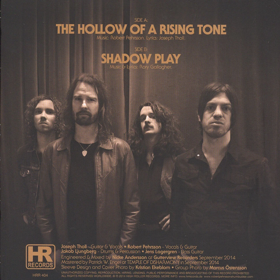 Robert Pehrsson's Humbucker - The Hollow Of A Rising Tone Black Vinyl Edition