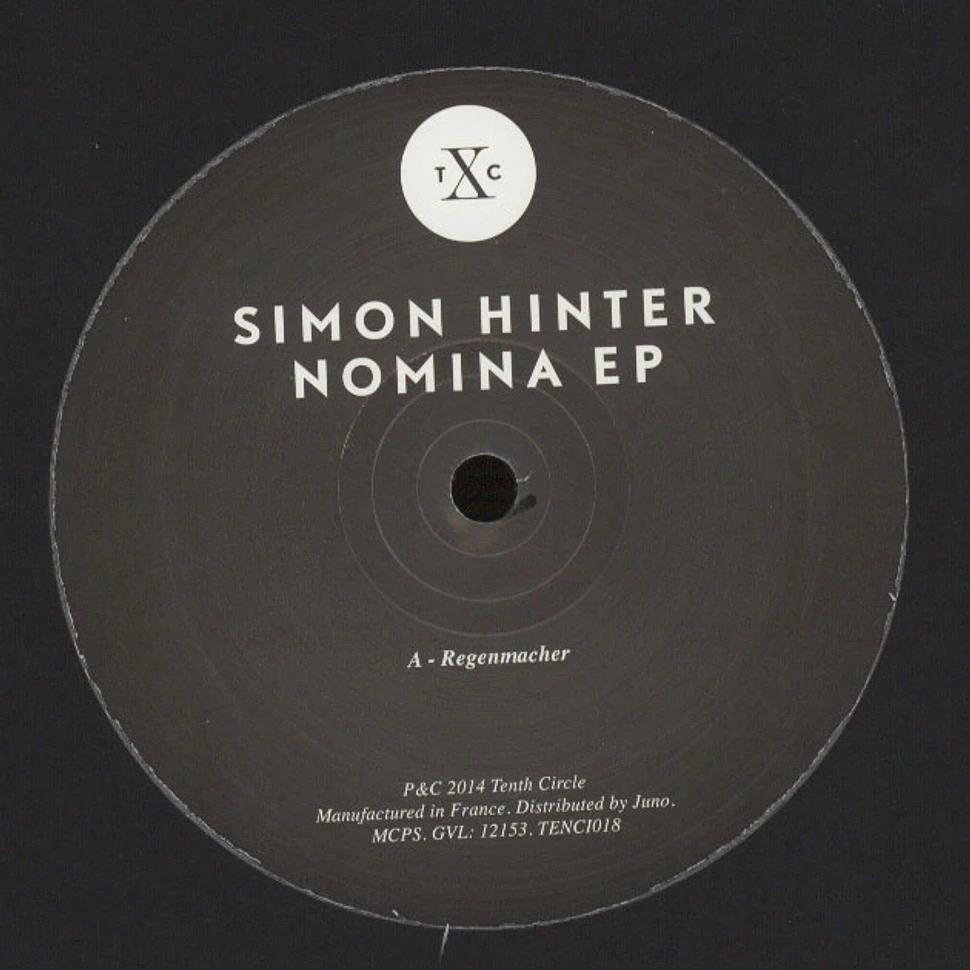 Simon Hinter - Nomina EP