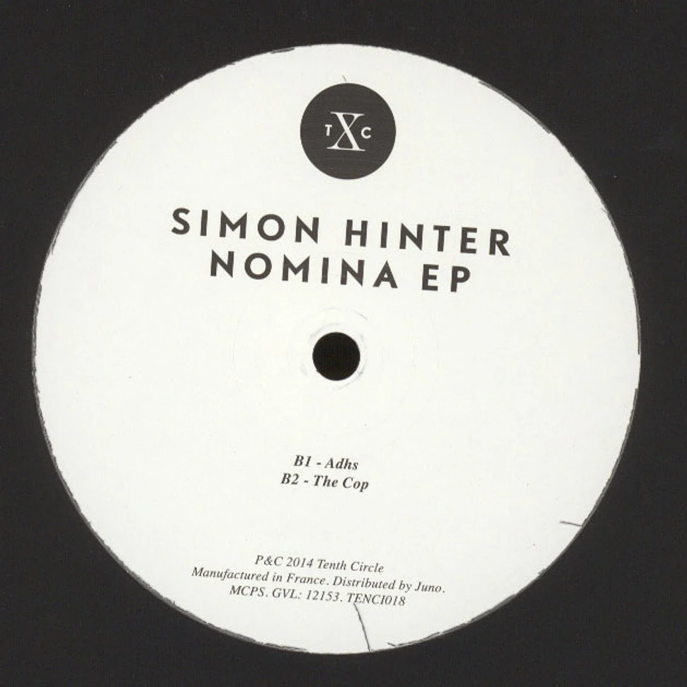 Simon Hinter - Nomina EP