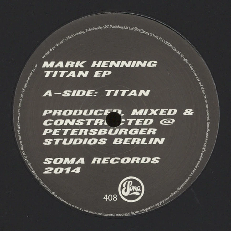 Mark Henning - Titan EP