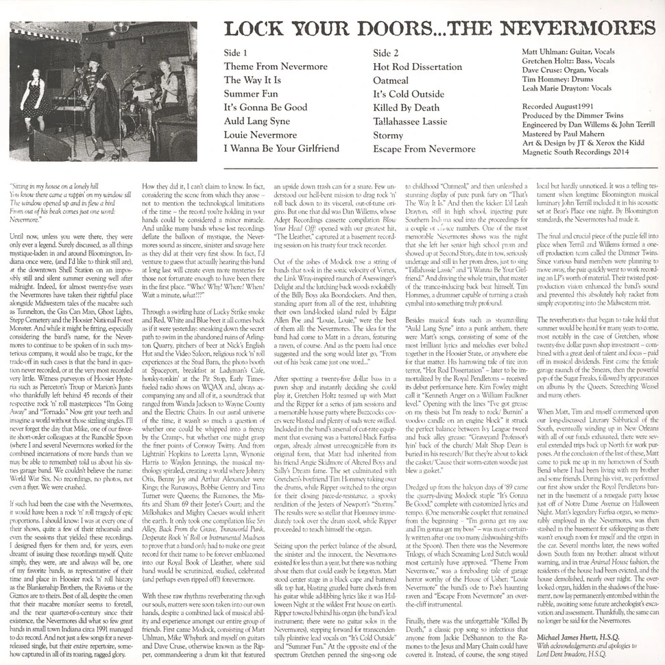 The Nevermores - Lock Your Doors