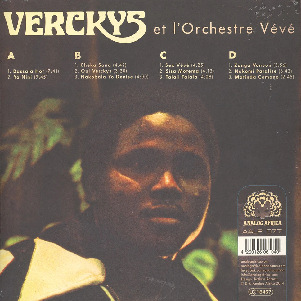 Verckys & Orchestre Vévé - Congolese Funk, Afrobeat and Psychedelic Rumba