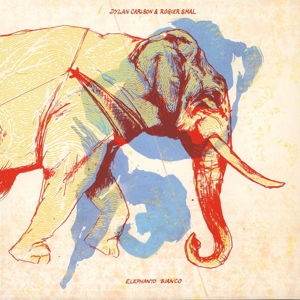 Dylan Carlson of Earth & Rogier Smal - Elephanto Bianco Blue / Yellow Vinyl Edition