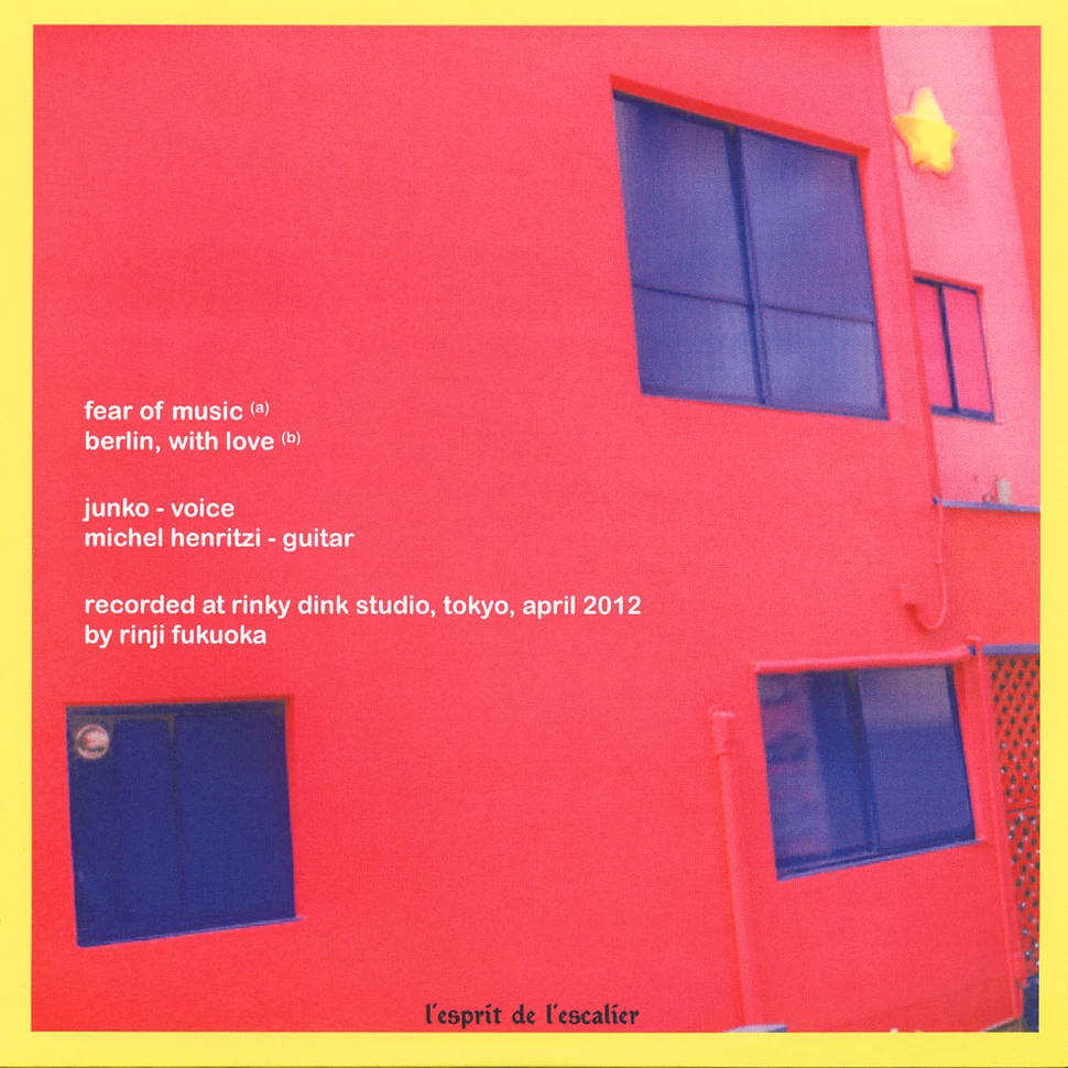 Junko / Michel Henritzi - Fear Of Music / Berlin, With Love