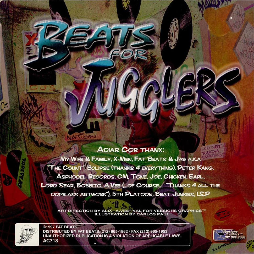 Roc Raida - Adiar Cor Presents... Beats For Jugglers