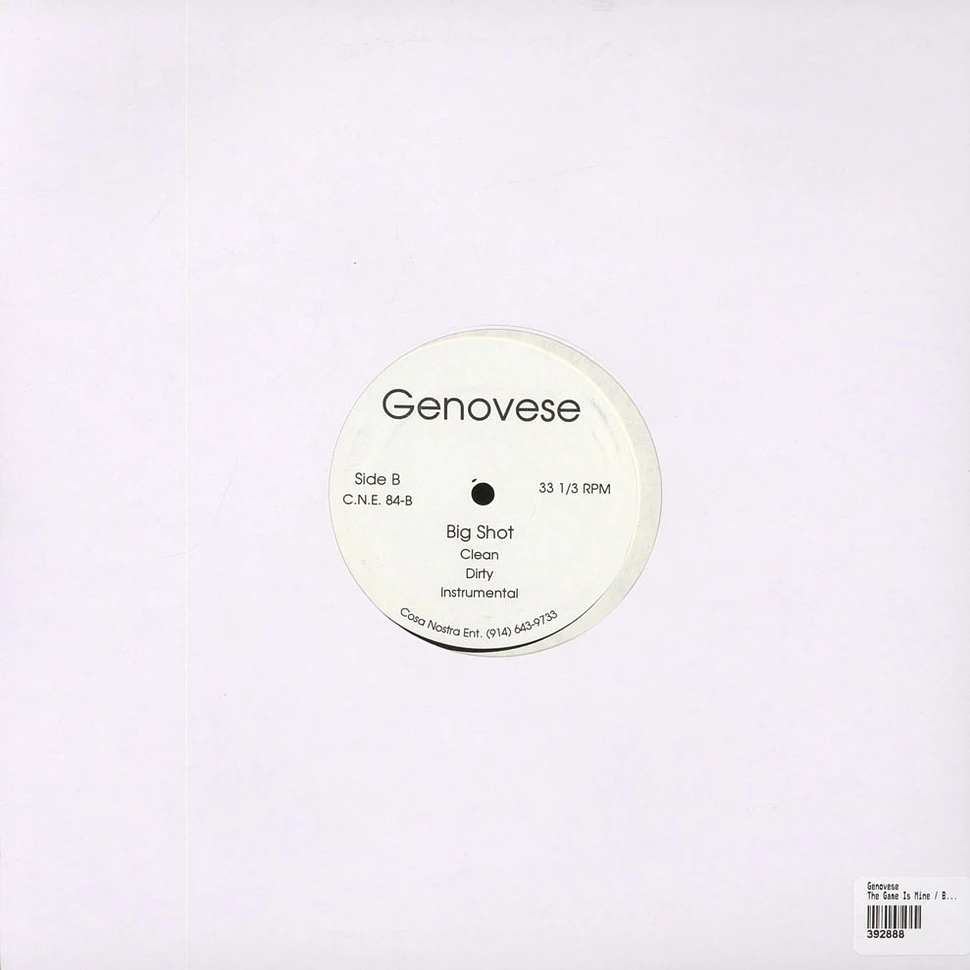 Genovese - The Game Is Mine / Big Shot