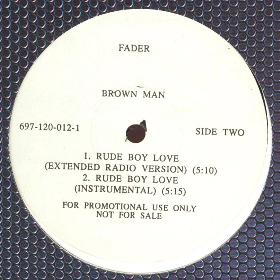 Brown Man - Rude Boy Love