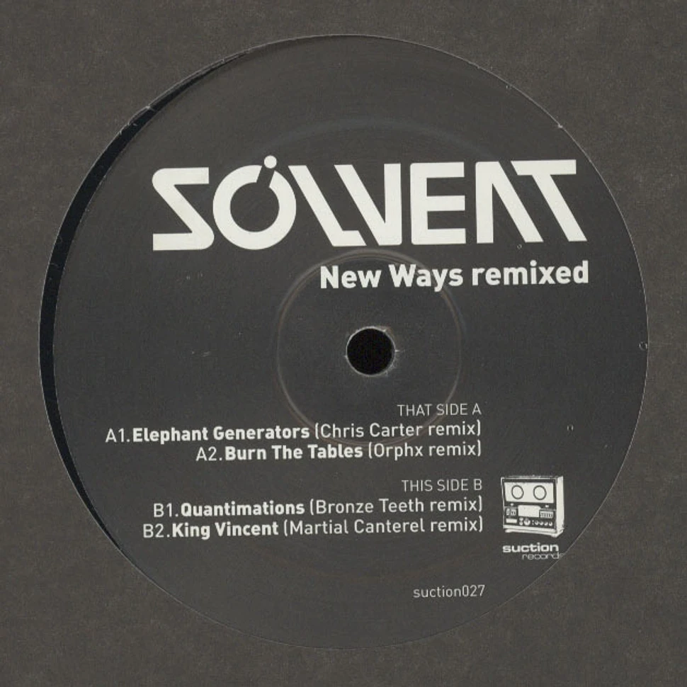Solvent - New Ways Remixed