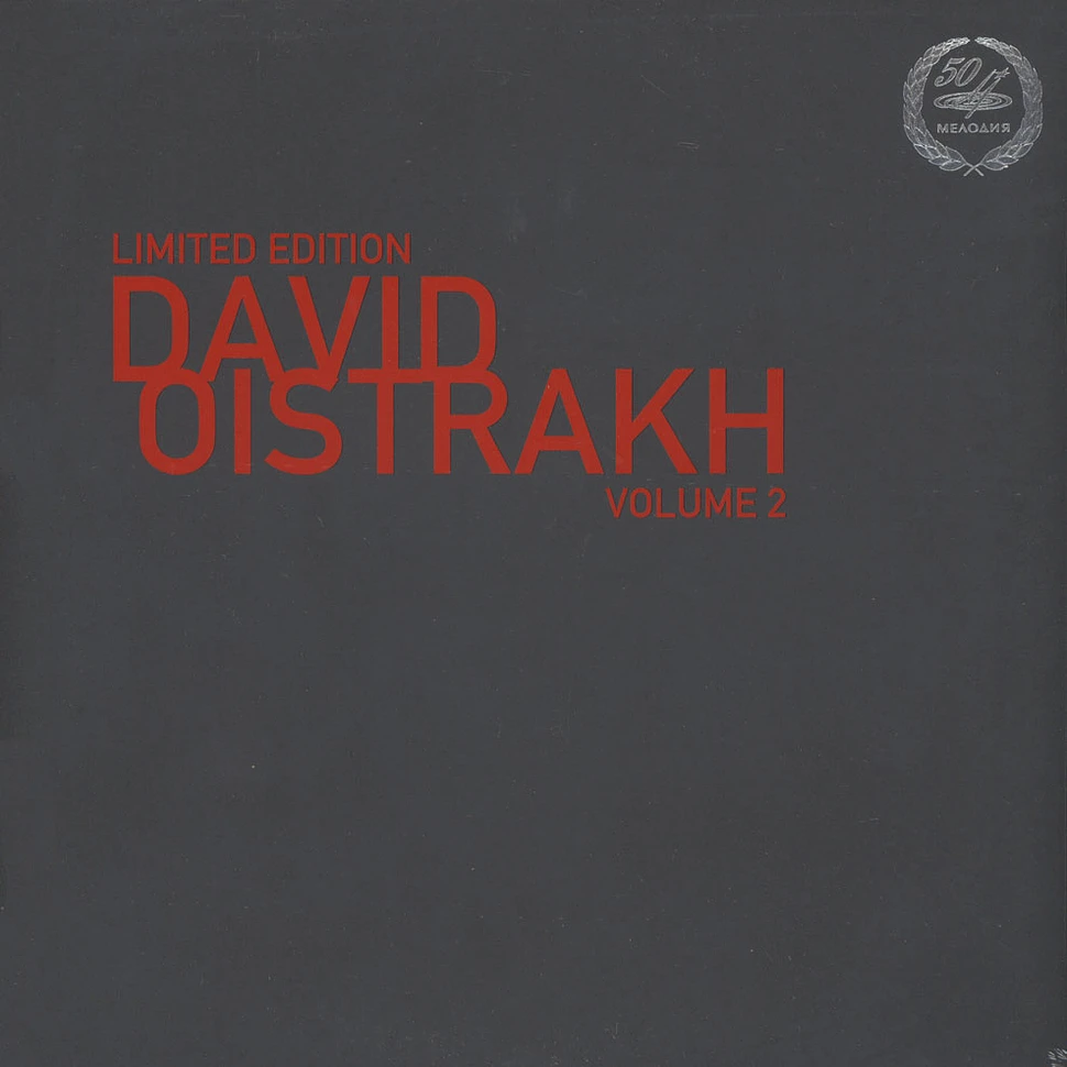 Schubert / Brahms - Limited Edition-david Oistrakh Volume 2
