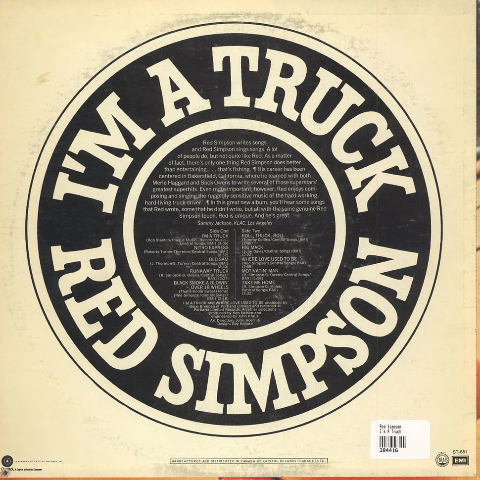 Red Simpson - I'm A Truck