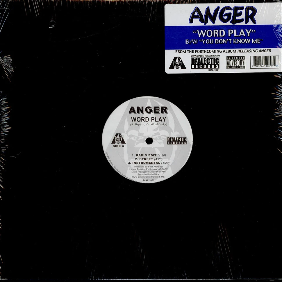 Anger - Word Play / You Don't Know Me