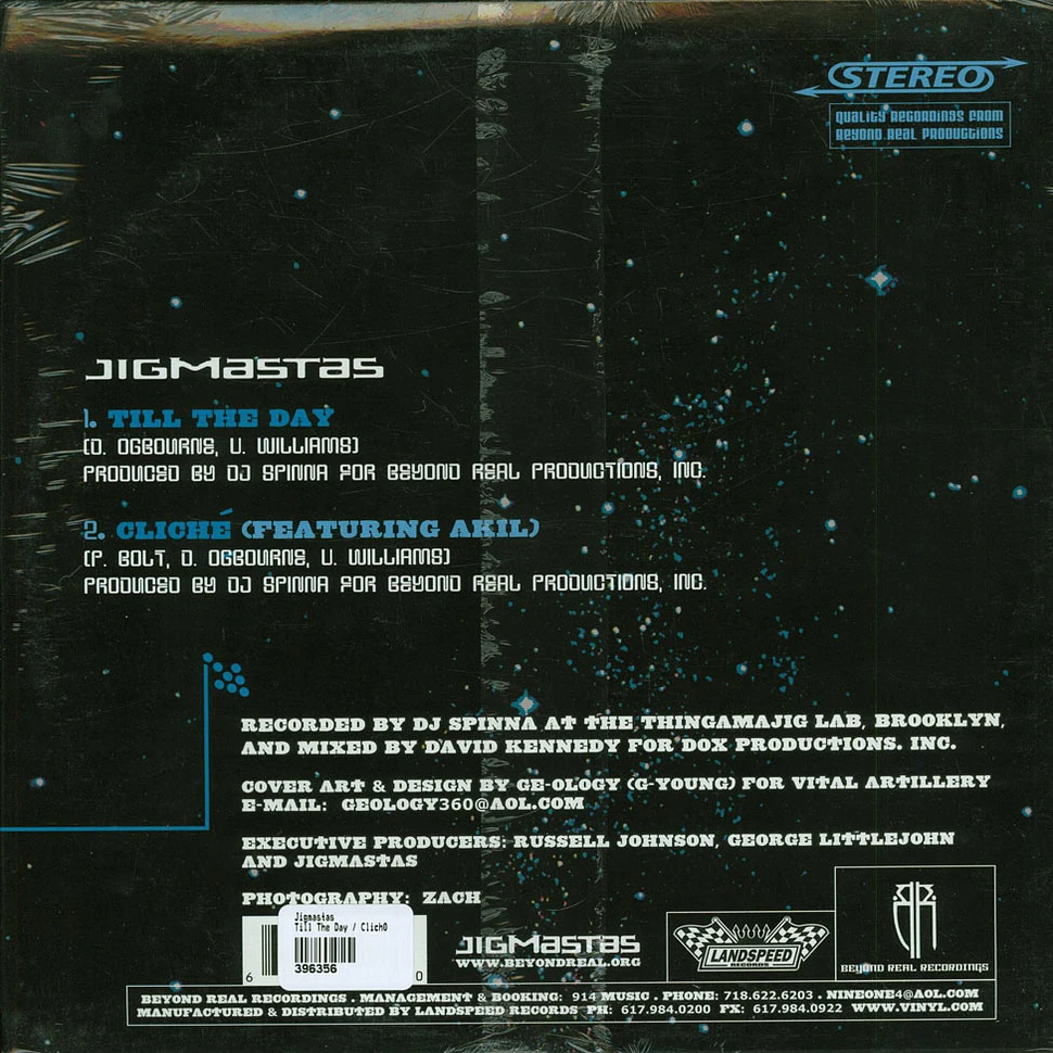 Jigmastas - Till The Day / Cliché - Vinyl 12