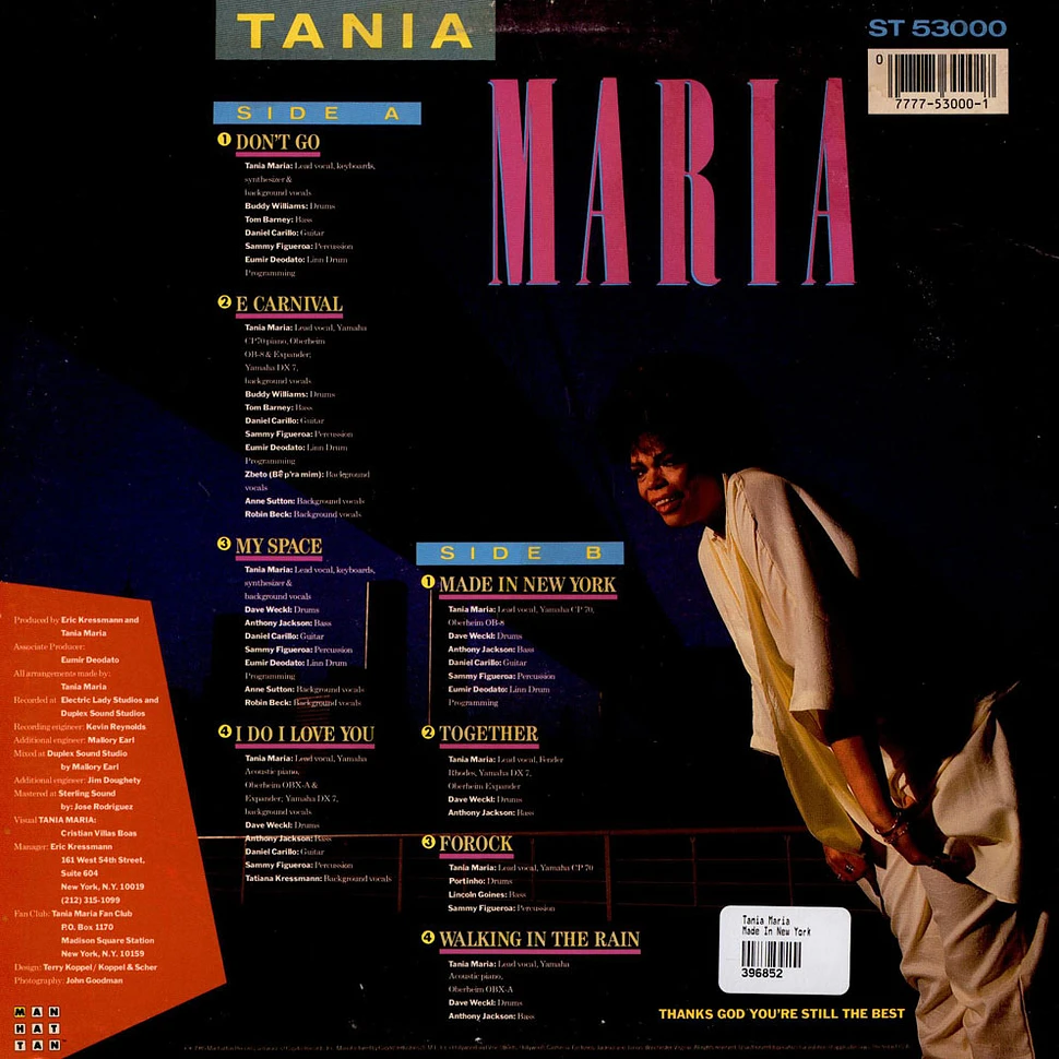Tania Maria - Made In New York