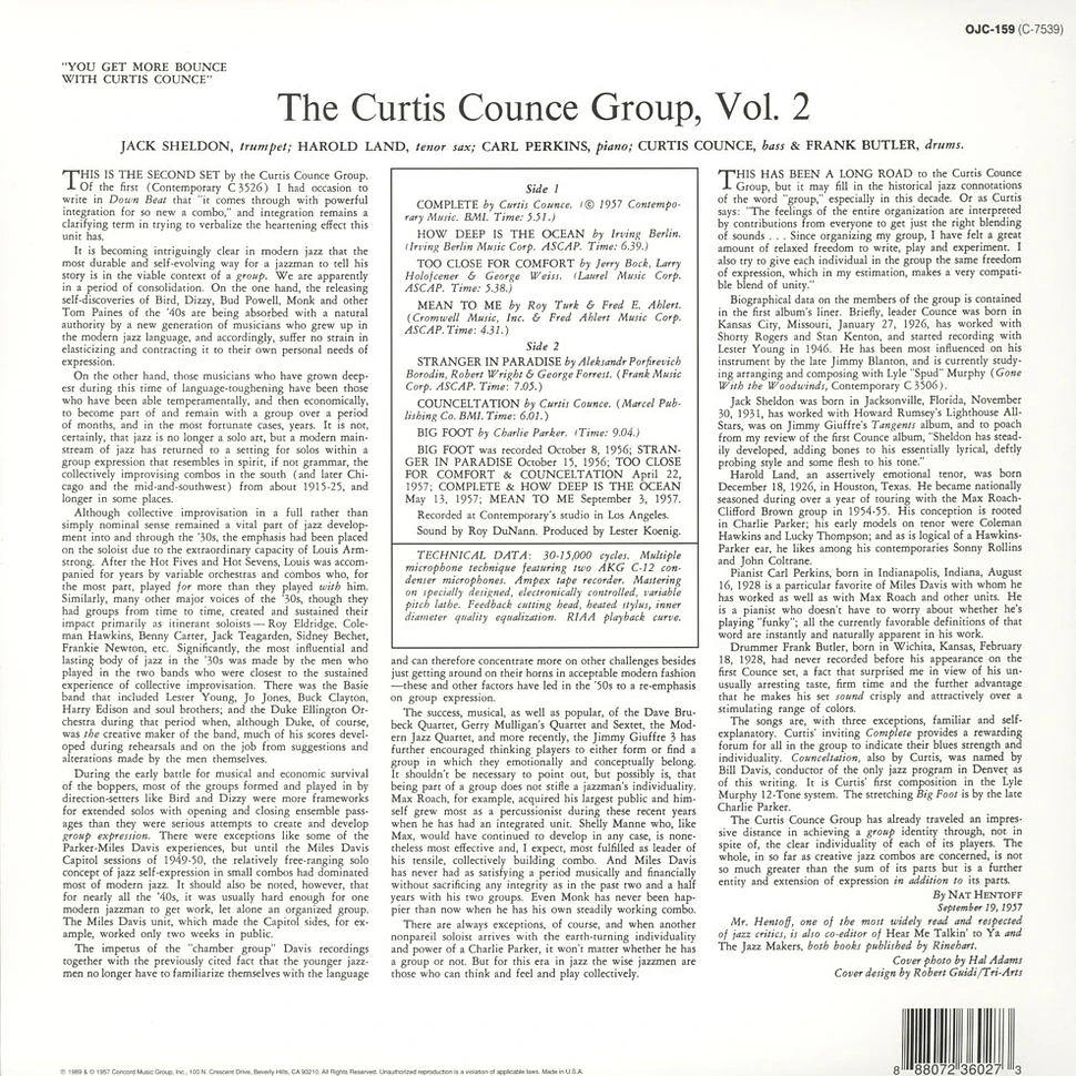 Curtis Counce - You Get More Bounce With Curtis Counce