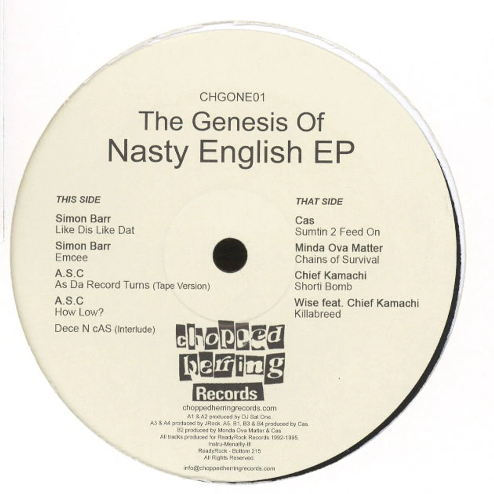 V.A. - The Genesis Of Nasty English EP