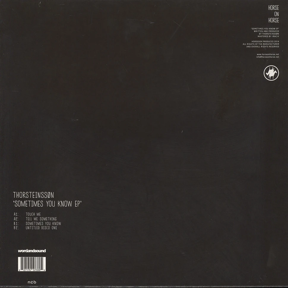 Thorsteinsson - Sometimes You Know EP