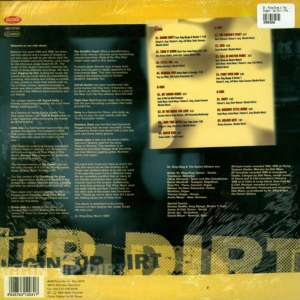 Dr. Ring-Ding & The Senior Allstars - Diggin' Up Dirt (The Version Album '95-'99)