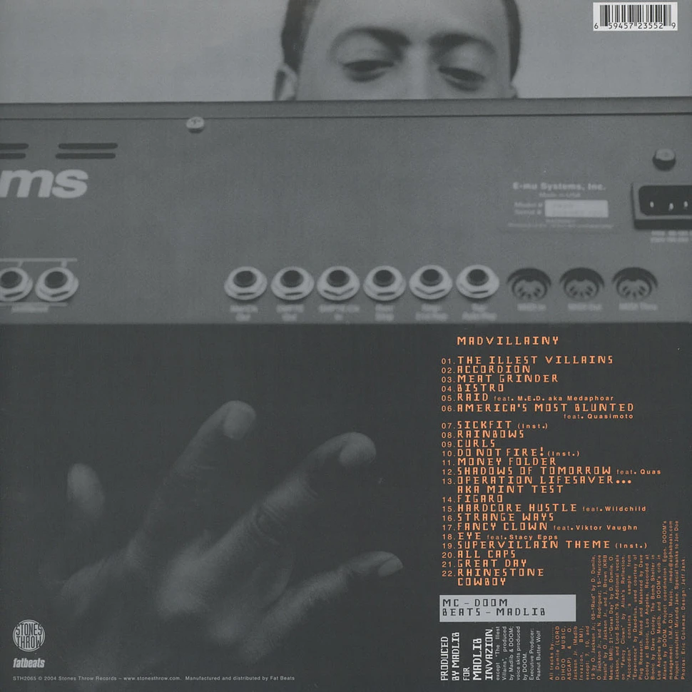 Madvillain (MF DOOM & Madlib) - Madvillainy 10 Year Anniversary Edition