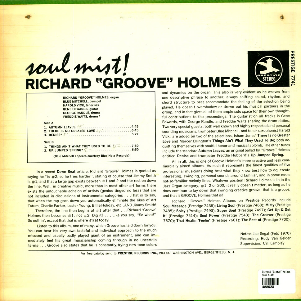 Richard "Groove" Holmes - Soul Mist!