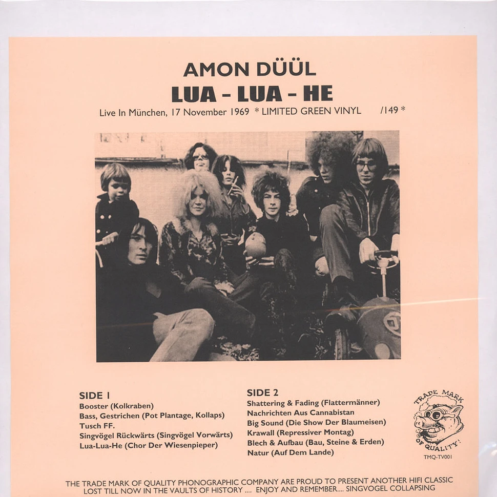 Amon Düül - Lua-Lua-He (Live In München, 17 November 1969)