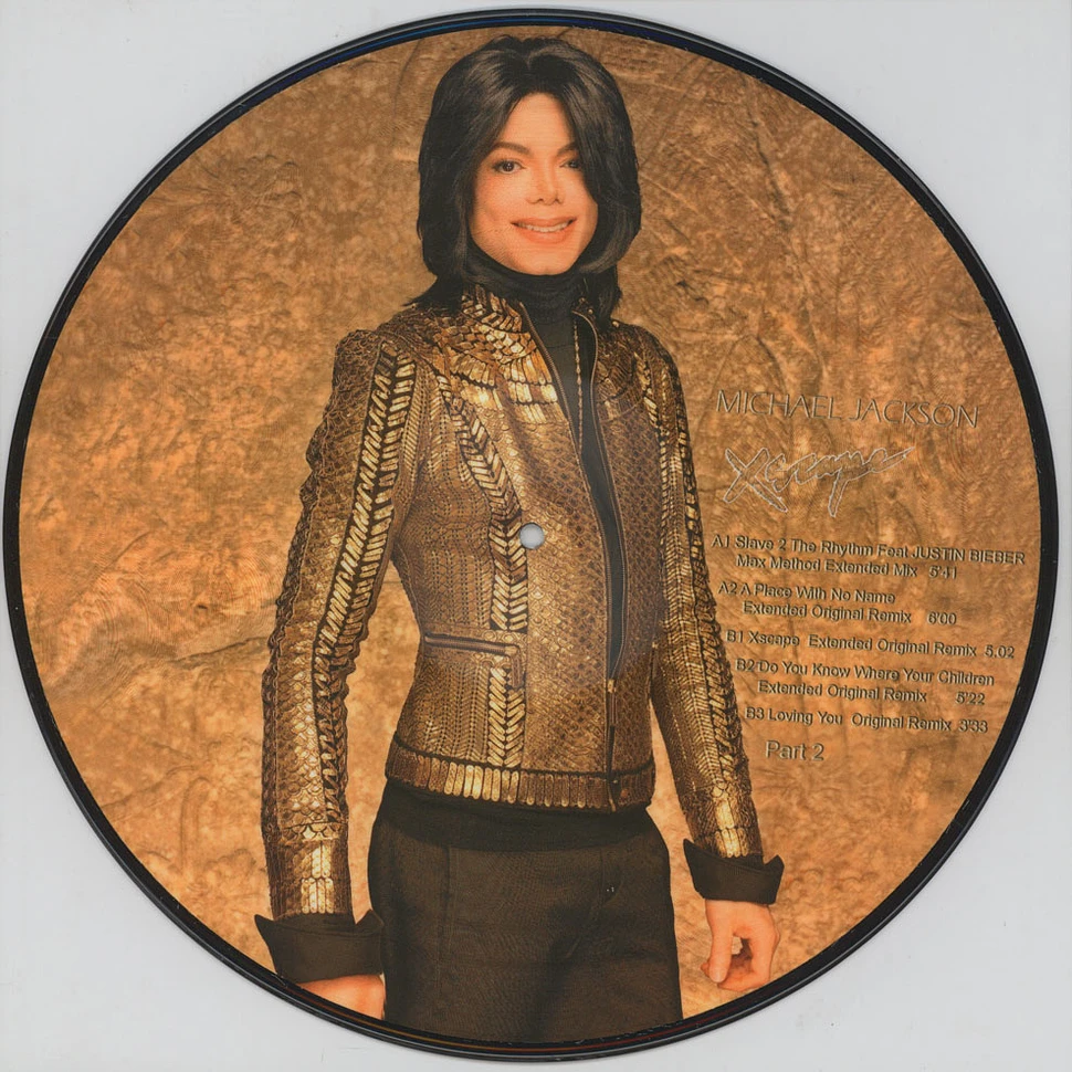 Michael Jackson - Slave2 The Rhythm feat. Justin Bieber Picture Disc Edition