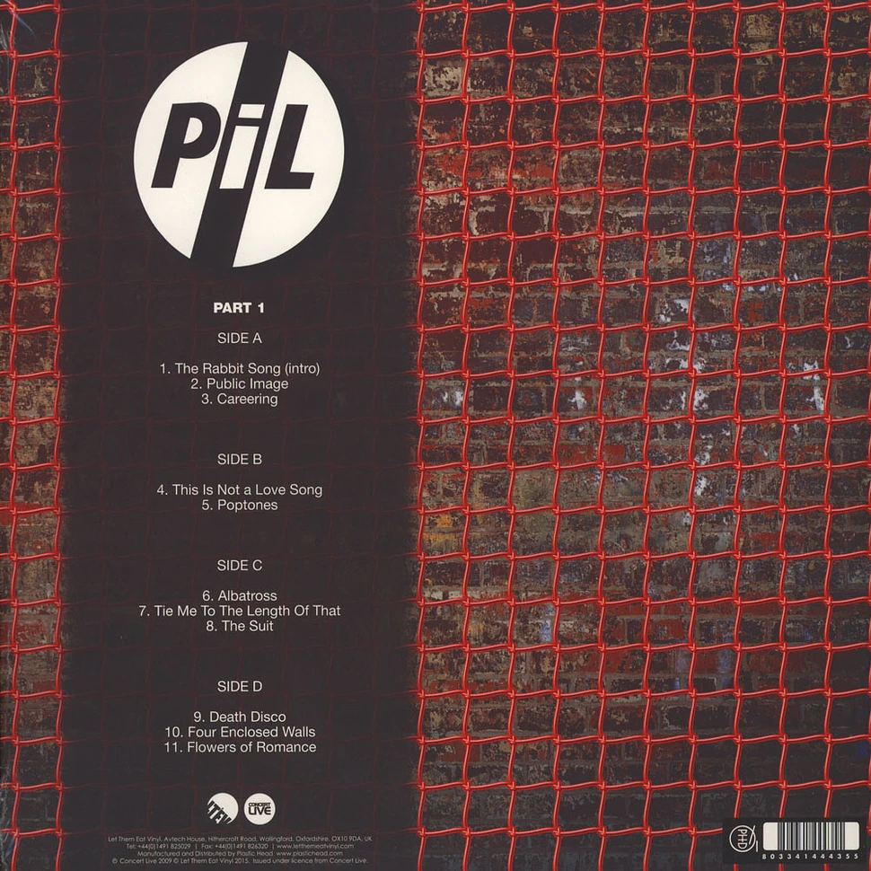 Public Image Ltd - Alife 2009 Part 1