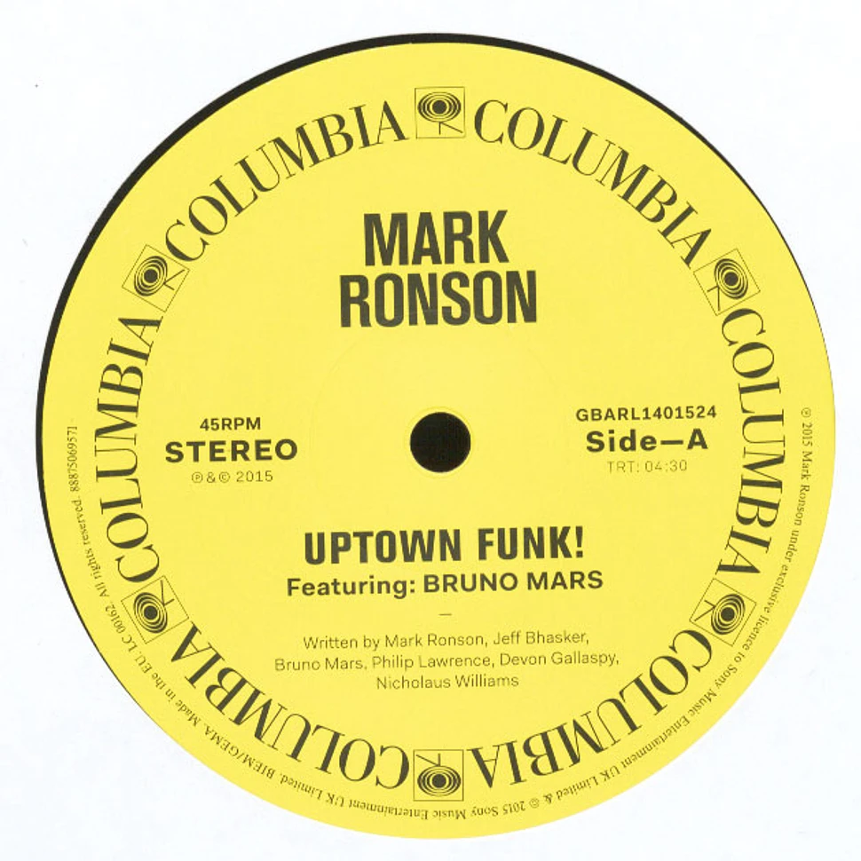 Mark Ronson - Uptown Funk feat. Bruno Mars