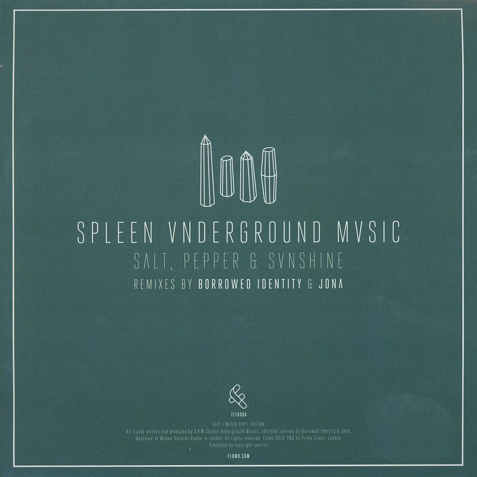 Spleen Underground Music - Salt, Pepper & Sunshine EP