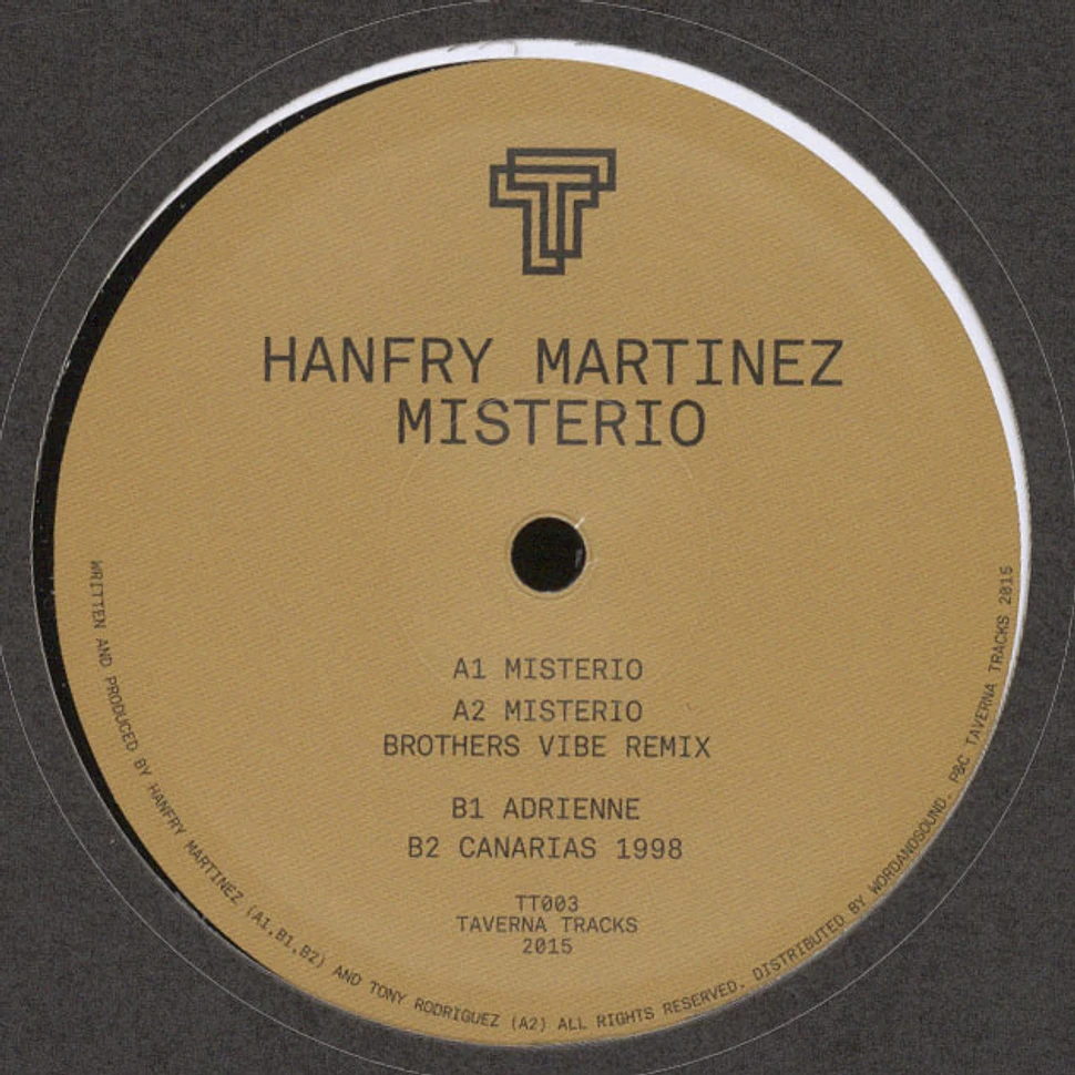 Hanfry Martinez - Misterio Brothers Vibe Remix