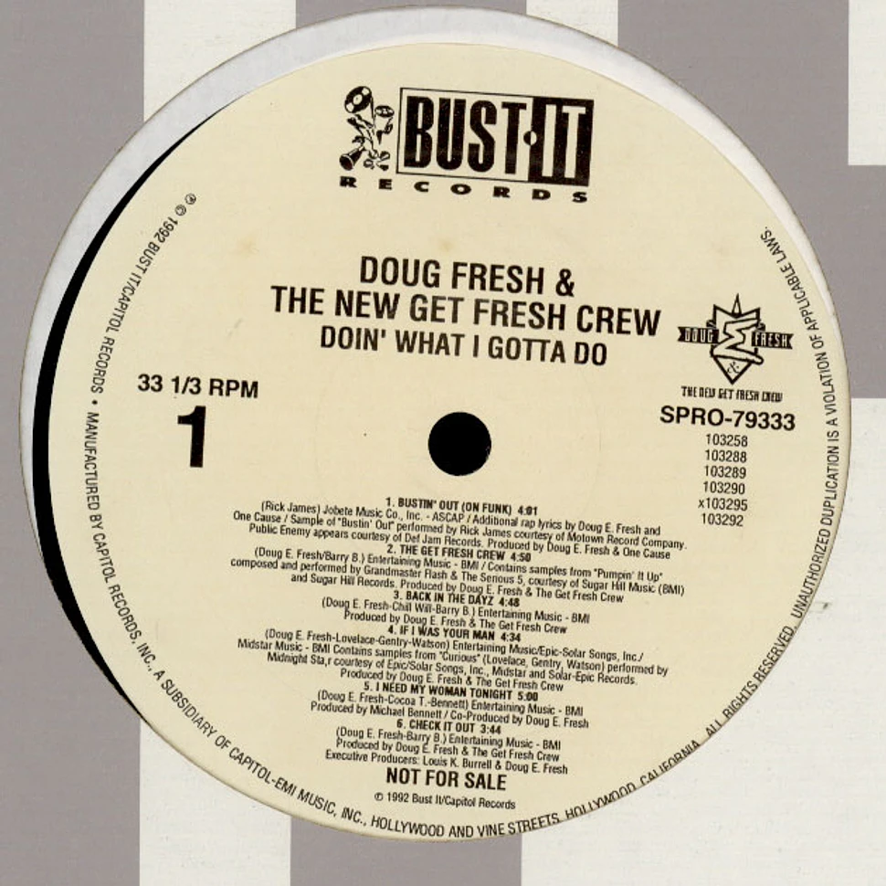 Doug E. Fresh & The New Get Fresh Crew - Doin' What I Gotta Do