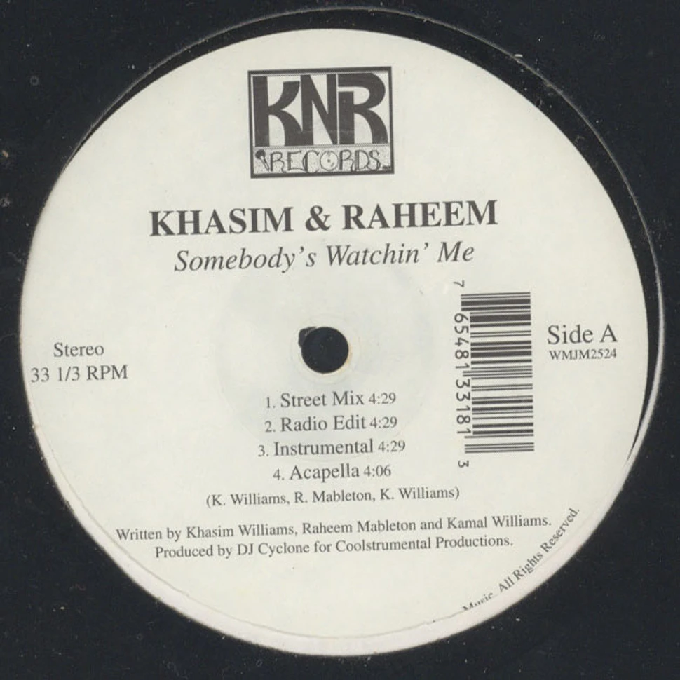 Khasim & Raheem - Somebody's Watchin' Me / Like This