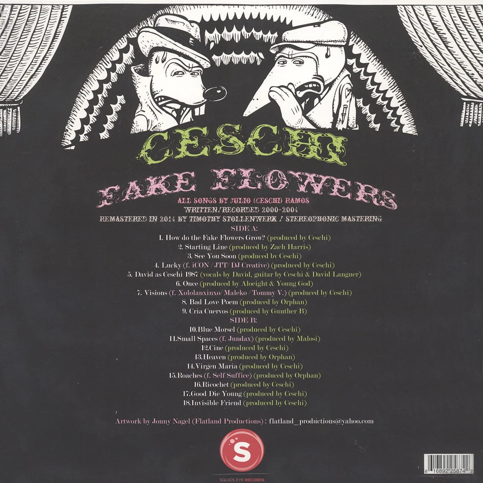 Ceschi - Fake Flowers Pink Vinyl Edition