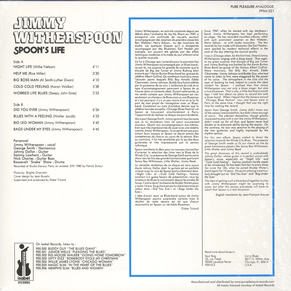 Jimmy Witherspoon - Spoon's Life