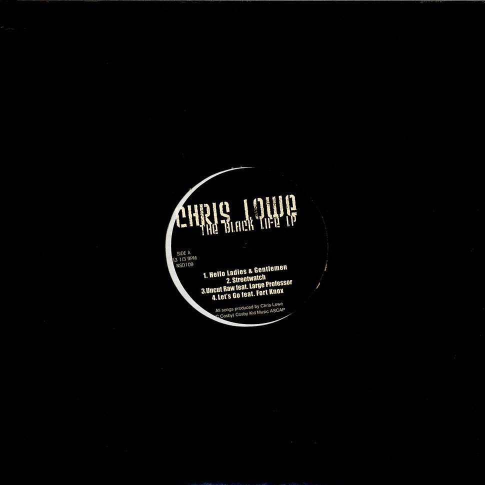 Chris Lowe - The Black Life LP