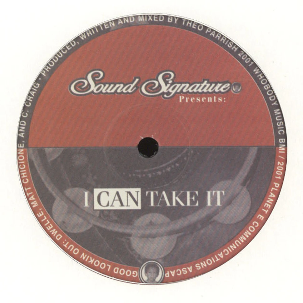 Theo Parrish - I Can Take It