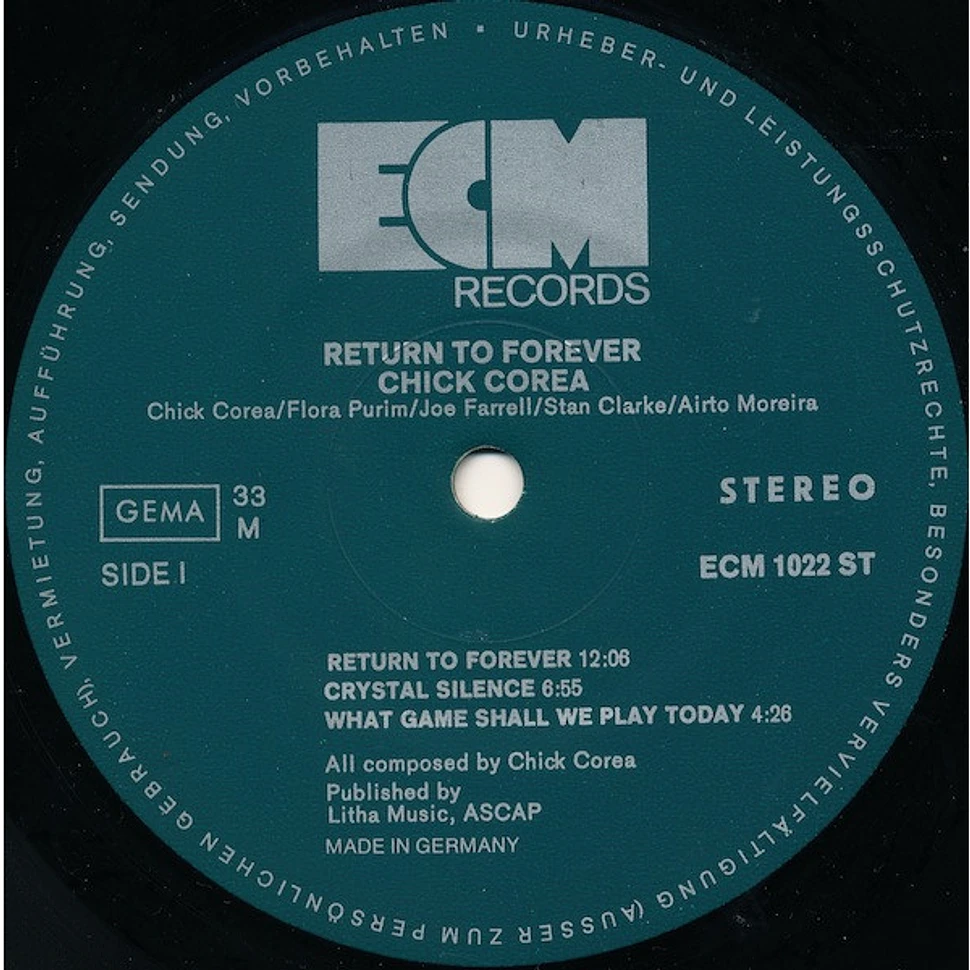 Chick Corea - Return To Forever