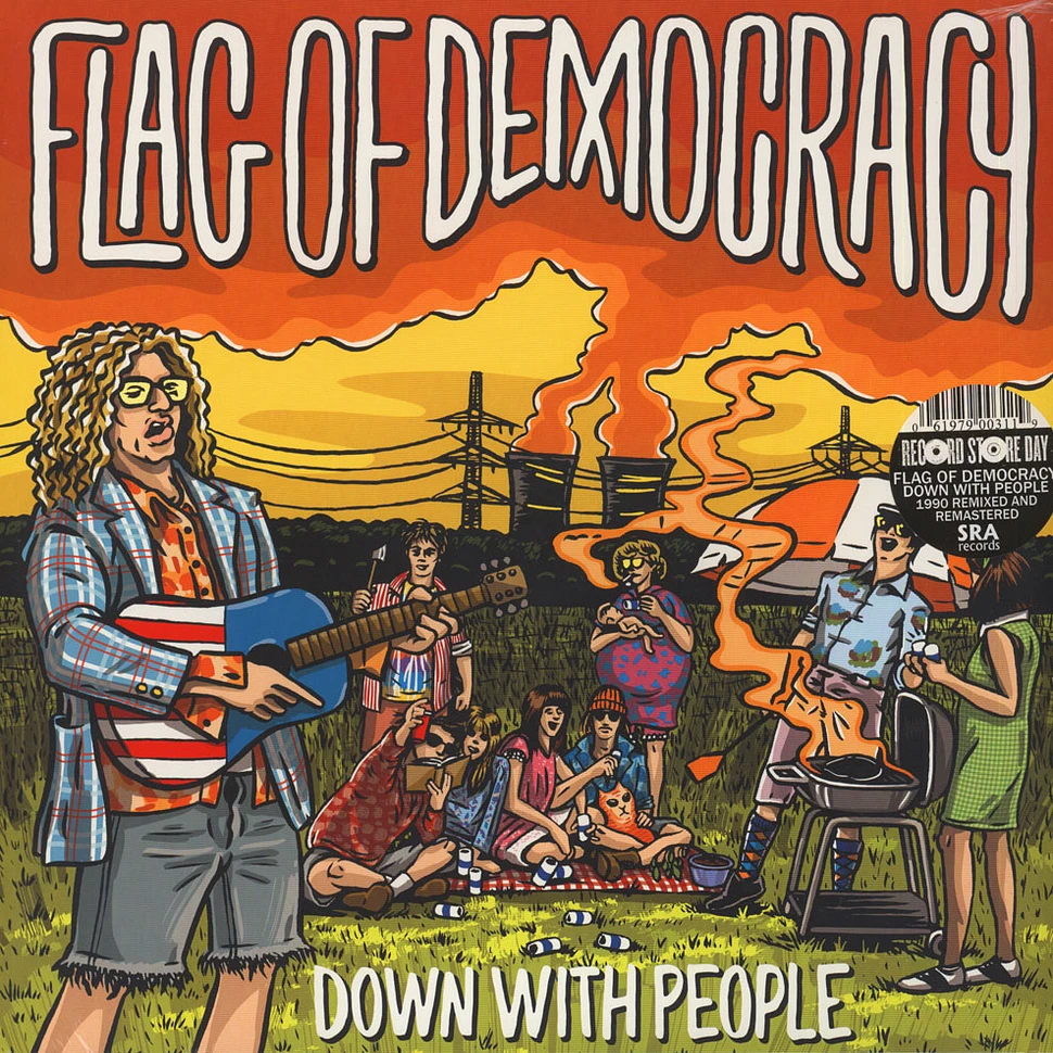 Flag Of Democracy - Down With People