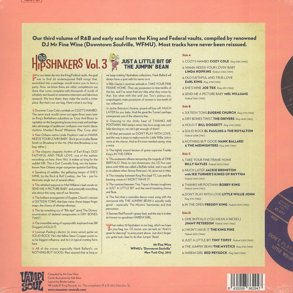 V.A. - R & B Hipshakers Volume 3 - Just A Liitle Bit Of