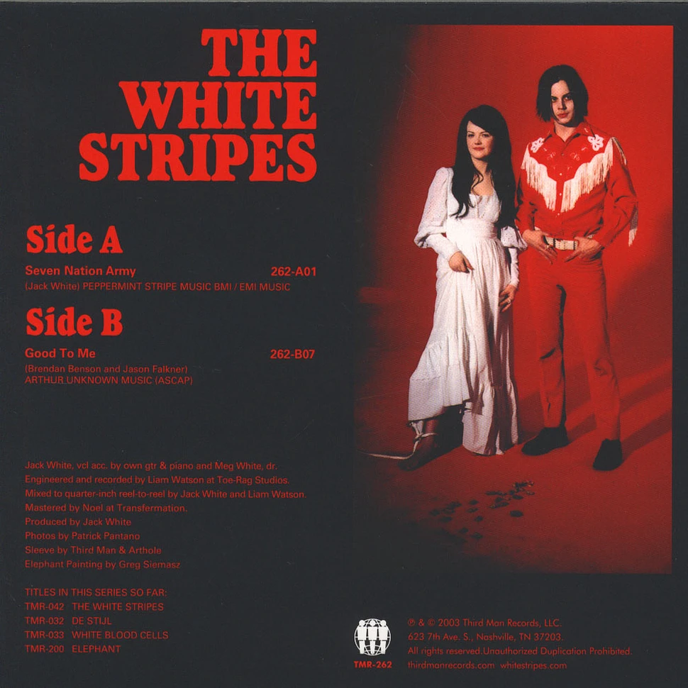 The White Stripes - Seven Nation Army / Good To Me