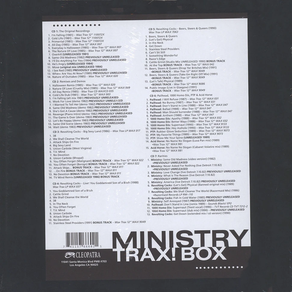 Ministry - Trax!