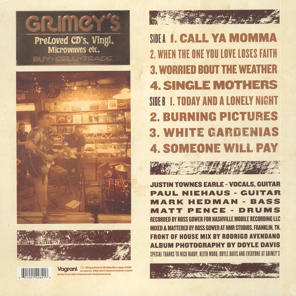 Justin Townes Earle - Live at Grimey's