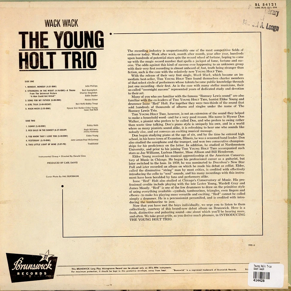 Young Holt Trio - Wack Wack