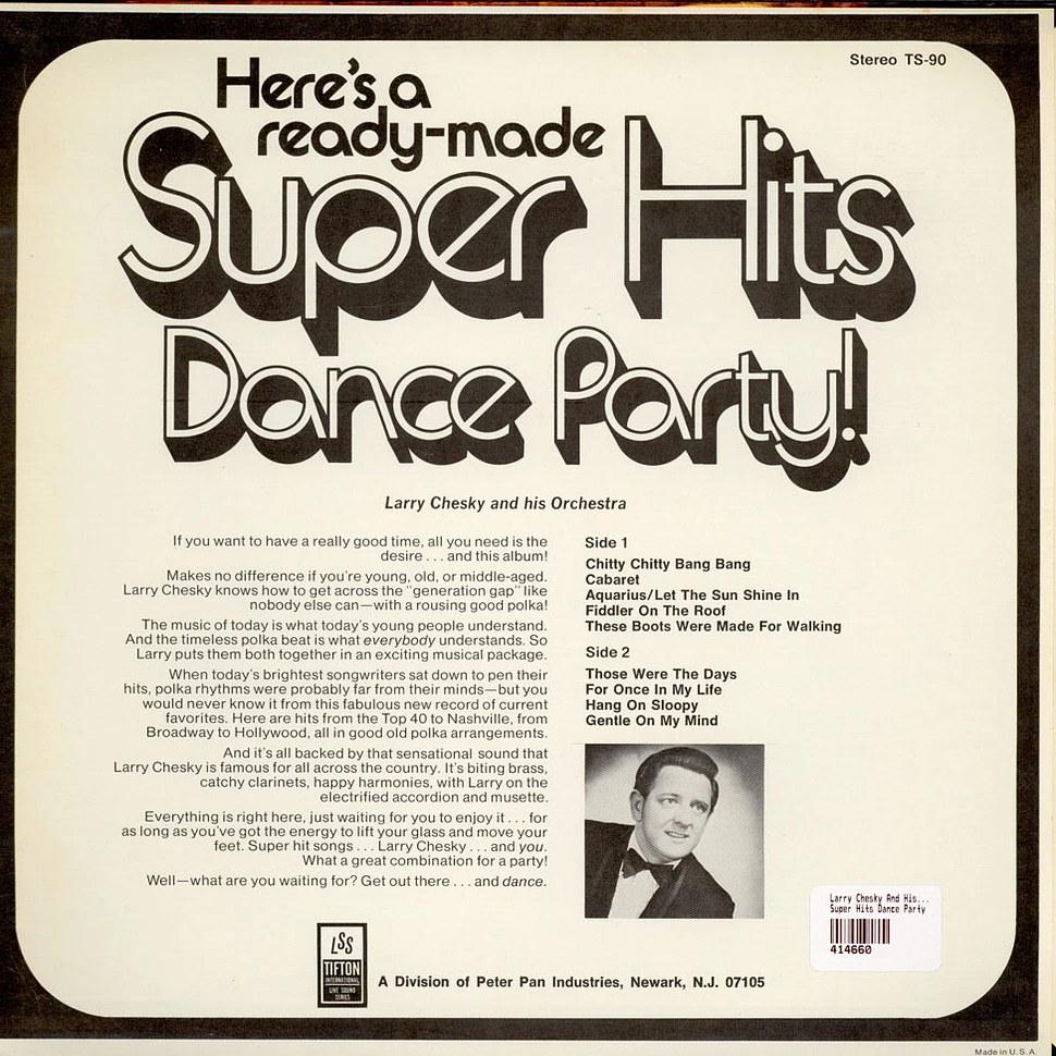 Larry Chesky And His Orchestra - Super Hits Dance Party