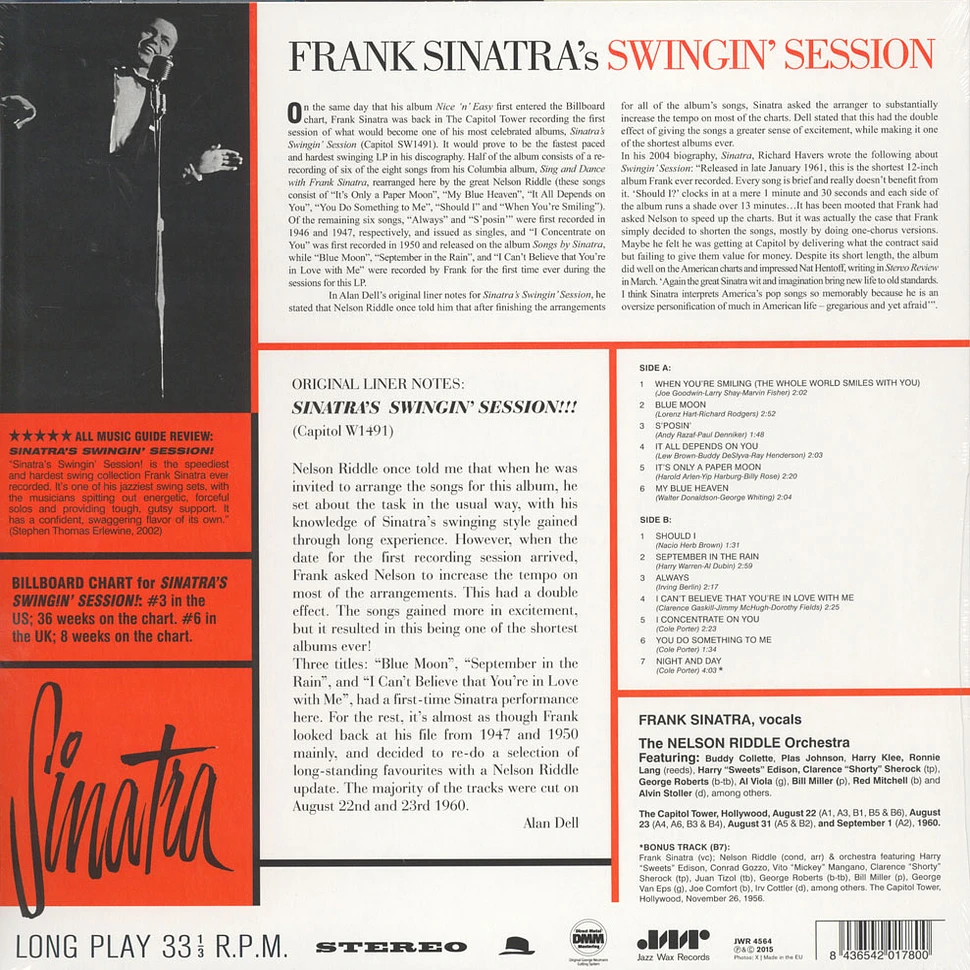 Frank Sinatra - Swingin' Sessions