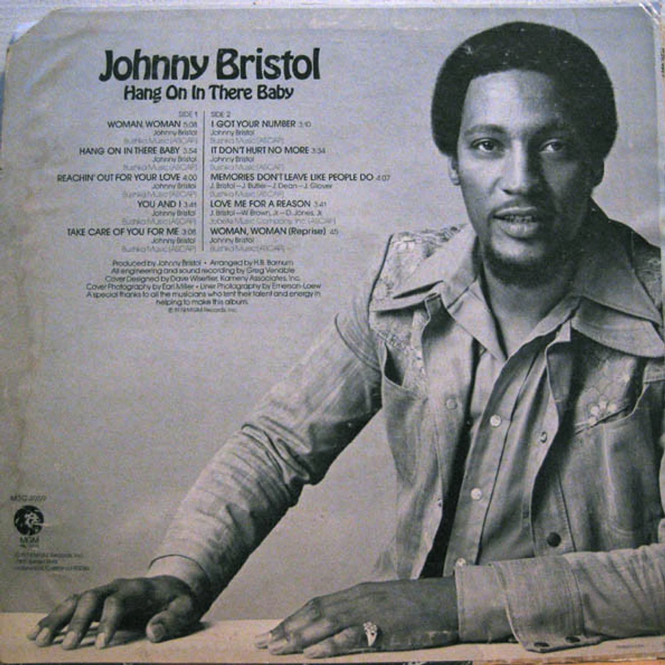 Johnny Bristol - Hang On In There Baby
